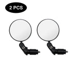 Bicycle Rearview Mirror Bar End Mirror 360° Rotating Adjustable Wide-Angle Clear Bike Handlebar Rear View Mirrors Reflector