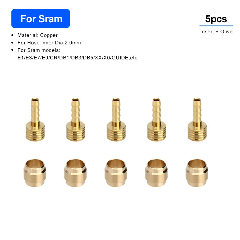 Bicycle Oil Needle Brake Olive Head Bike Hydraulic Disc Brake Hose Connector For BH90/59 SRAM MAGURA TEKTRO Brake Insert Needle