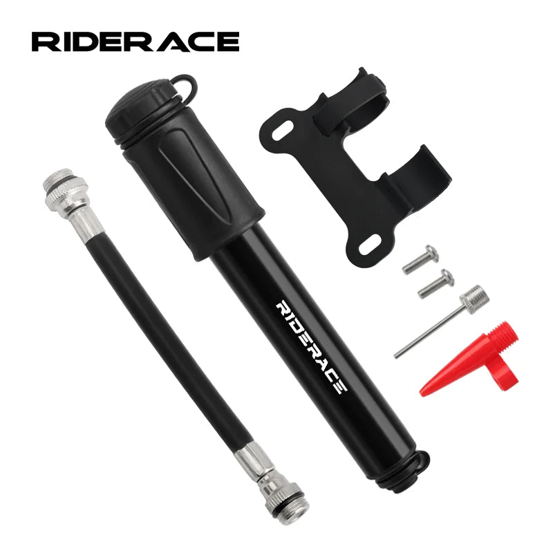 Portable Mini Bike Pump Schrader Presta Valve MTB Road Bicycle Tire Inflator Hand Air Ball Needle Hose Pump Cycling Accessories