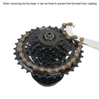 3 In 1 Bicycle Cassette Flywheel Removal Tool With Chain Whip Sprocket Wrench MTB Road Bike Bottom Bracket Remover BB Spanner