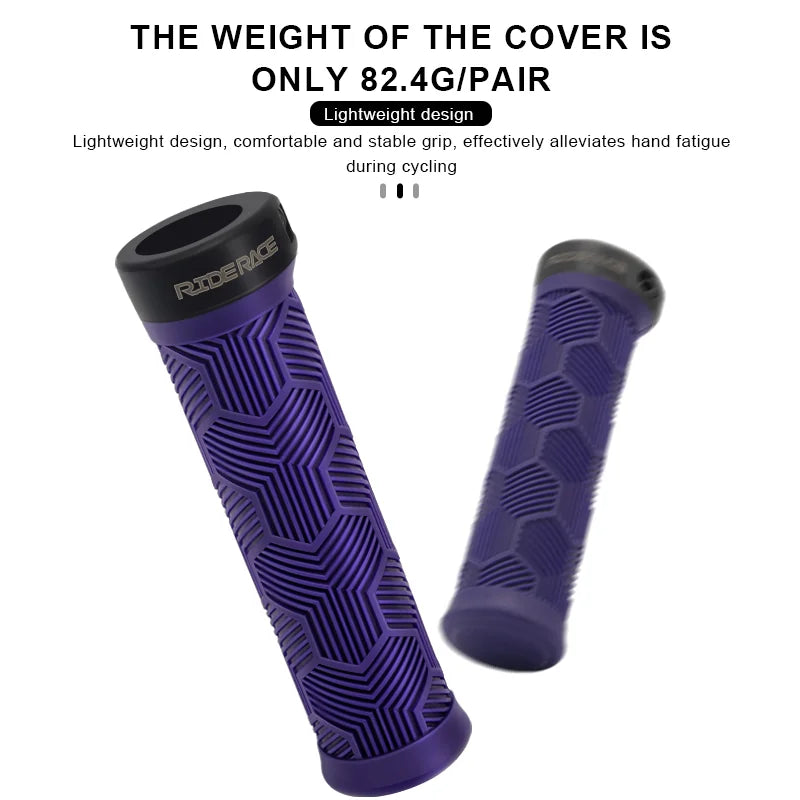 New Bike Handlebar Grips Rubber Bicycle Grip Soft Comfortable MTB Handle Bar Cover Anti Slip Shock-Absorbing Cycling Parts