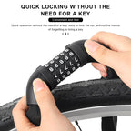 Bike Chain Lock 5-Digit Password High Security Anti-Theft Thicken Bicycle Password Lock Outdoor Cycling Accessories For Scooter