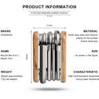 Mini Bicycle Repair Tool Ultralight Portable Hex Allen Wrench Mountain Road Bike Repair Tool Kits Multifunction Screwdriver