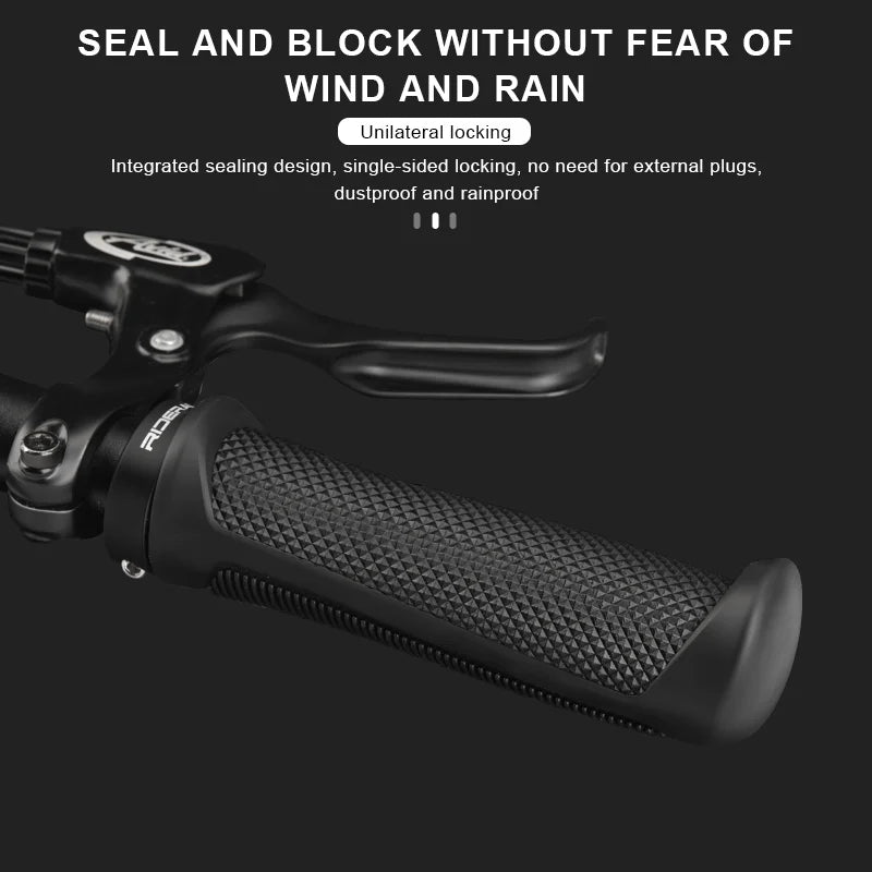 MTB Grips Handles Bicycle Handlebar Grips Anti-skid Ergonomic Bike Single-sided Locking Handlebar Cover 22mm Cycling Accessories