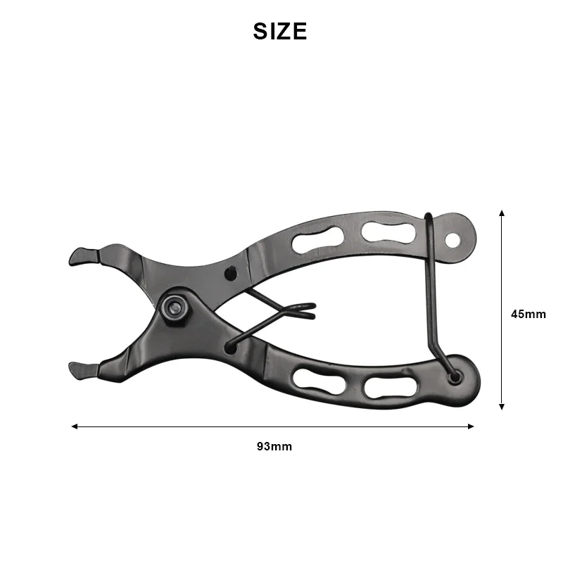 Bike Mini Chain Link Magic Buckle Pliers Quick Release Master Removal Installation Tool Bicycle Chain Magic Button Clamp Tools