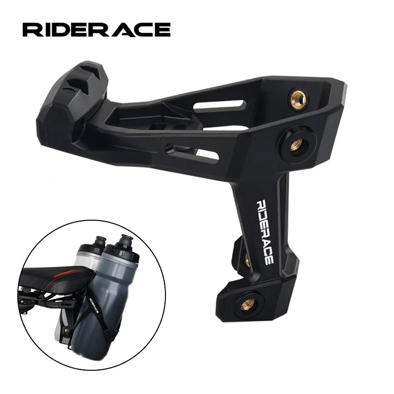 Bicycle Bottle Cages Rack Adapter Bike Saddle Extension Bracket Drink Cup Cage Adapter Lightweight Universal Cycling Accessories