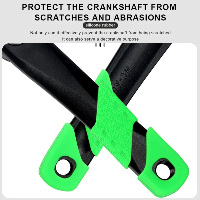 Bike Crank Arm Protector Cover Silicone Road Bicycle Crank Boots Dust Proof Cover Boot MTB Crankset Arm Cover Cycling Accessorie