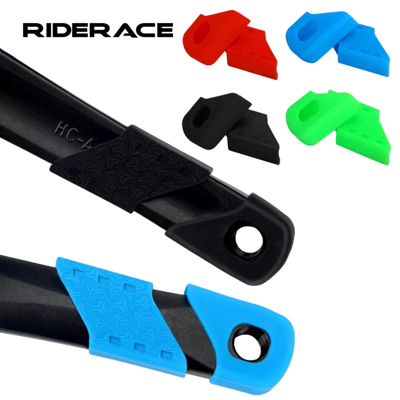 Bike Crank Arm Protector Cover Silicone Road Bicycle Crank Boots Dust Proof Cover Boot MTB Crankset Arm Cover Cycling Accessorie