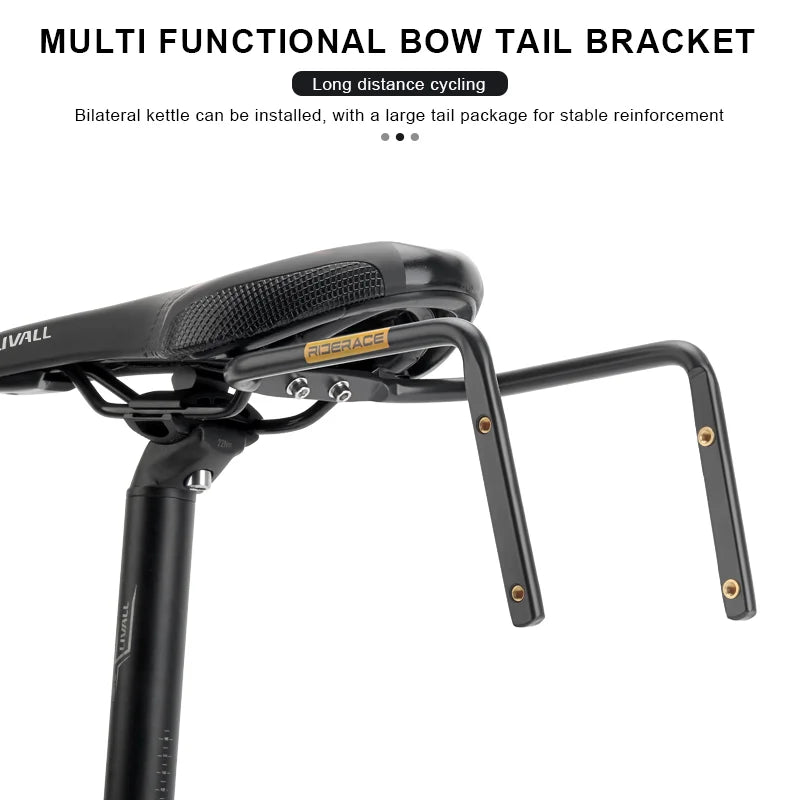 Bicycle Saddle Stabilizer Bracket Water Bottles Holder MTB Road Bike Luggage Rack Outdoor Cycling Saddle Bag Stabilizer Mount