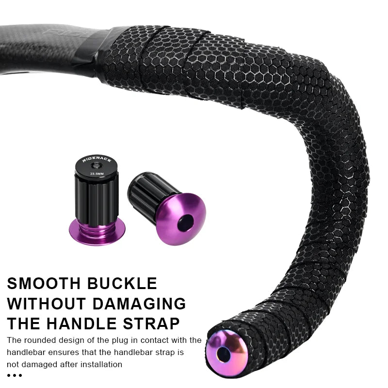 1 Pair Bike Handlebar End Plugs Multi-Color Aluminum Alloy Mountain Road Bicycle Handlebar Grips Plugs Caps MTB Accessories