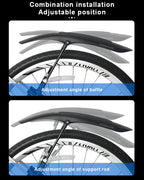 Bike Fenders Mudguard Dustproof Widen Quick Release Durable Front Rear Tire Wheel Fender Adjustable Mountain Bicycle Mudguard