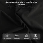 Summer Cycling Full Face Mask Balaclava Sun Protection Breathable Bike Cap Ice Silk Cool For Fishing Hiking Outdoor Riding Cap