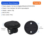 Bicycle Computer Holder Base Bike Gopro Camera Mount Holder Bracket Adapter Cycling Headlight Bracket Convex Male Buckle Parts