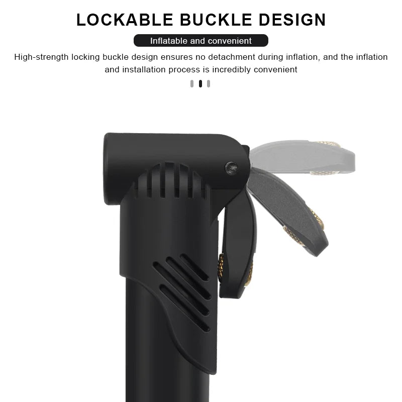 Portable Bicycle Pump Aluminum Alloy Multicolour Bike Hand Air Pump Outdoor Cycling Inflator For Schrader Presta AV/FV Valve