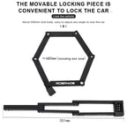 Bike Foldable Lock MTB Road High Security Anti-Theft Cycling Lock Portable For Scooter Electric E-Bike Bicycle Accessories