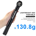 Bicycle Inflator With Gauge Portable Aluminum Alloy Hand Tire Air Inflator MTB Road Bike Pump For AV FV Presta Schrader Valve