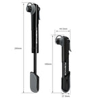 Mini Portable Bike Pump Bicycle Hand Inflator Multifunctional For Ball For Schrader Presta Valve Outdoor Cycling Accessories