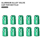 Bike Tire Valve Caps Waterproof Dustproof Aluminum Alloy Ultralight MTB Road Bicycle Tyre Gas Nozzle Cover For Av Schrader Valve