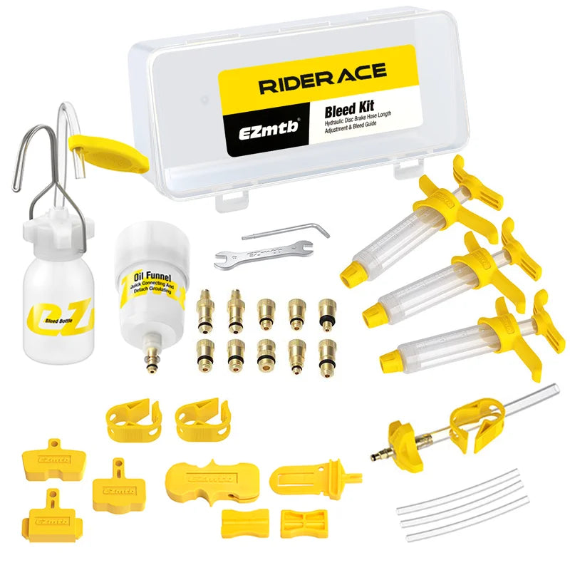 Bicycle Hydraulic Disc Brake Oil Bleed Kit Tools For SHIMANO,SRAM, MAGURA,Avid,Series MTB Road Bike Brake Repair Tool Universal