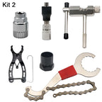 Bicycle Repair Tool Kits Flywheel Removal Bike Bottom Bracket Remover Chain Breaker Extractor Cutter Multitool Maintenance Set