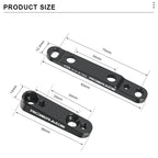 Road Bike Disc Brake Adapter Front/Rear Aluminum Alloy 140/160mm Bicycle Flat Mount Disc Brake Adapter Cycling Accessories