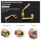 1/2/4pcs 45 90 135 Degree Angle Bent Valve Adaptor Bike Tyre Valve Extension Adapter Bicycle Tyre Valve Connector Accessories