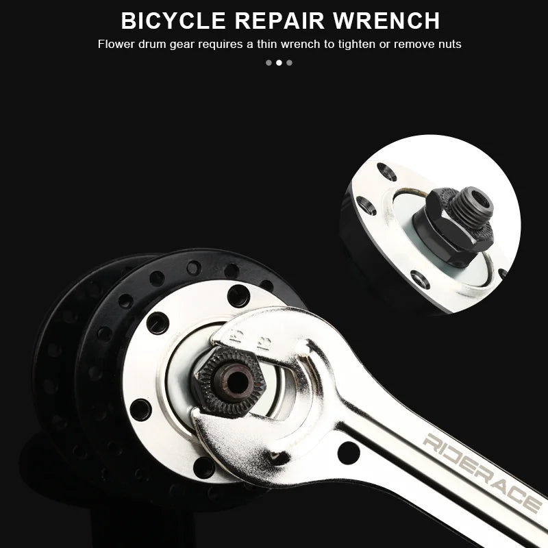 Bike Repair Spanner Tools Head Open Steel End Axle Hub Cone Wrench Portable Durable Spanners Cycling Repair Tools Accesories