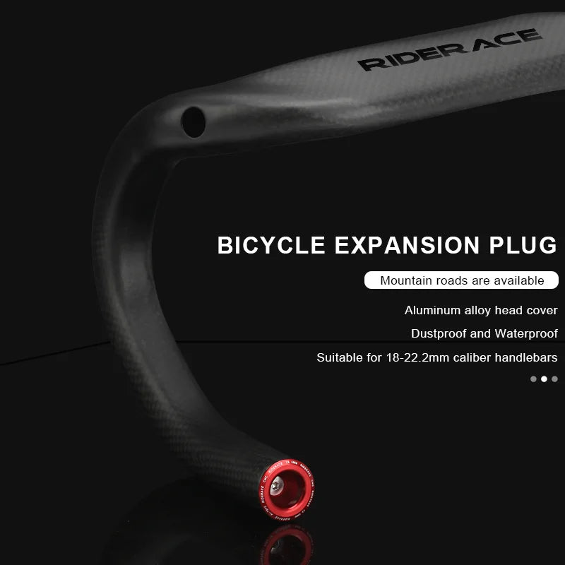 1 Pair Bike Handlebar End Plugs Aluminum Alloy Mountain Road Bicycle Handlebar End Cap Multi-color Cycling Handlebar Accessories