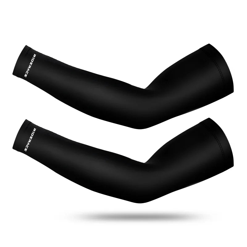 Arm Sleeve Ice Silk Quick Dry Breathable UV Protection Sports Wear Fitness Arm Sleeve Outdoor Arm Cool Sport Cycling Sleeves