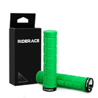 MTB Bike Grips Alluminium Alloy Lock Ring Bicycle Handlebar Cover Anti-Skid Durable Shock-Proof Rubber Grips Cycling Accessories