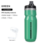 620ML Bike Water Bottle PP Dual Layer Insulated Thermal Cup Bicycle Bottle Portable Squeeze Drinking Outdoor Riding Sport Kettle