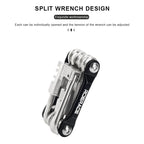 Multi Repair Tools Kit Portable Bicycle Tool Folding Allen Wrench Chain Splitter Cutter Bike Wrench Screwdriver Repair Tool