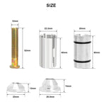 Bicycle Headset Expander Stem Top Cap 1-1/8" Aluminum Alloy Adjuster Expansion Bolt Bike Front Fork Expansion Screw 22-25mm