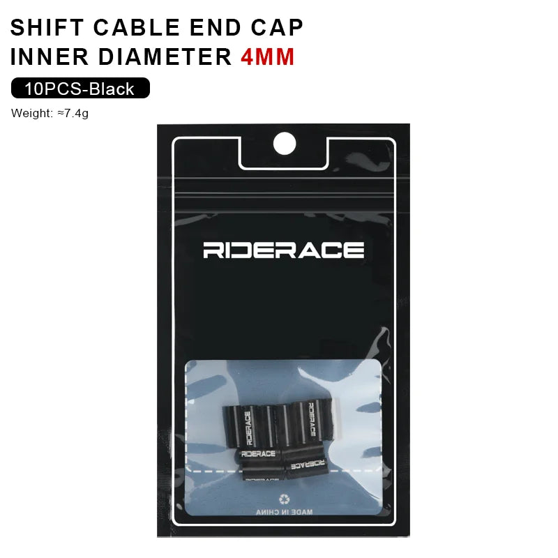 10Pcs/Lot Bicycle Derailleur Cable Housing End Cap Aluminum Alloy 4mm 5mm Bike Shift Brake Cable Ends Line Cap Wire Tube Plugs