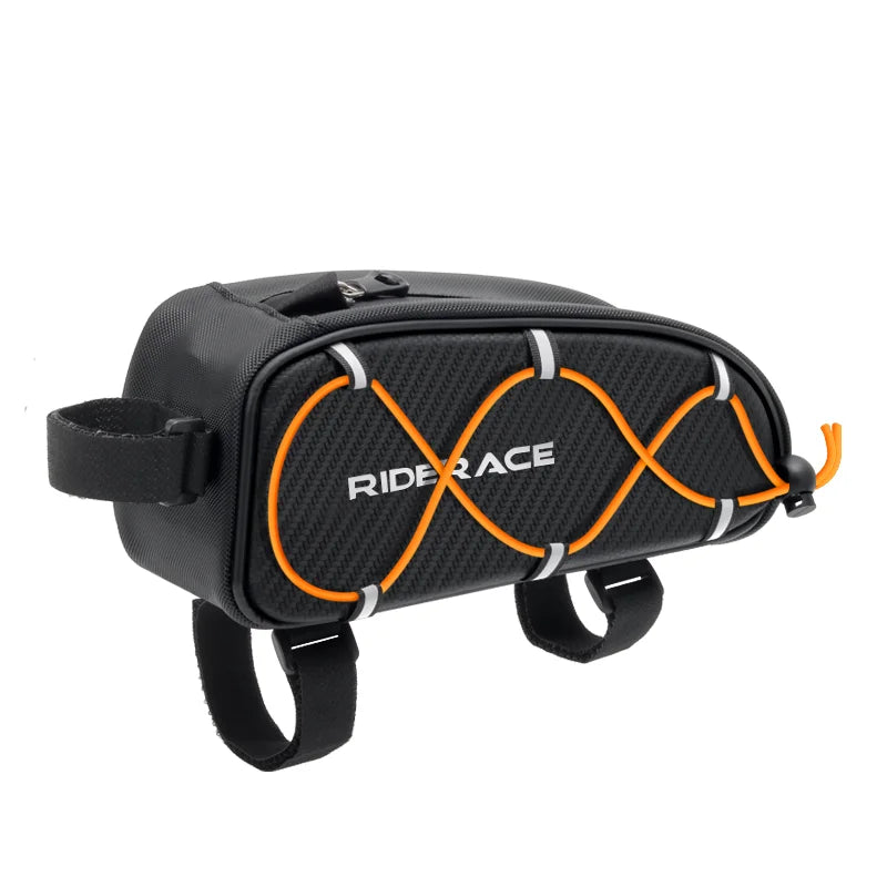 Bicycle Bag PU Rainproof Waterproof MTB Road Bike Top Tube Bag Portable Large Capacity Frame Pannier Outdoor Cycling Accessories