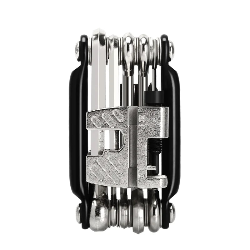 13 In 1 Bicycle Repair Tool Kit CR-V Steel Foldable Hex Spoke Wrench Screwdriver Multifunctional Chain Cutter Bike Multi Tool
