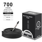 2Pcs Bicycle Inner Tube For AV FV Schrader Presta Valve 700C 18 23 25 28 32 35 43C 48/60mm Bike Inner Tube Cycling Accessories