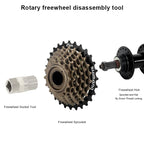 Bike Freewheel Removal Wrench Tool High-carbon Steel 12 Teeth MTB Road Cycling Freewheel Remover Bicycle Repair Socket Tools