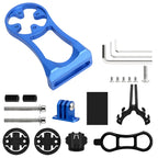 Bicycle Computer Camera Holder Cycling Handlebar Extension Mount MTB Road Bike Bracket For Garmin Bryton CATEYE GoPro