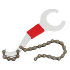 3 In 1 Bicycle Cassette Flywheel Removal Tool With Chain Whip Sprocket Wrench MTB Road Bike Bottom Bracket Remover BB Spanner