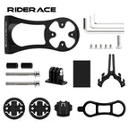 Bicycle Computer Holder Bike Headlight Mount Computer Bracket For Garmin Bryton GPS GoPro Sport Cam Flashlight Holder Heart Rate