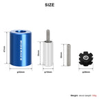 Bicycle Front Fork Star Nut Installation Tool With Spare Star Nuts Mountain Bike Headset Star Nuts Mounting Device Repair Tools