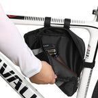Bicycle Bag With Reflective Strip Mountain Bike Front Tube Frame Bags Waterproof Durable MTB Triangle Pouch Cycling Accessories