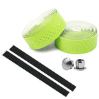 Bicycle Handlebar Tape MTB Road Bike PU Leather Perforated Belt Breathable Cycling Handle Bar Wrap Straps Fixed Gear Belt