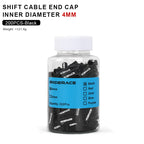 200Pcs Cnc Bike Derailleur Cable Housing End Cap Aluminum Alloy Bicycle Brake Cable Housing Cover Cycling Shift Line Cover