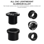 5Pcs Bicycle Chainwheel Screws Double/Single Chainring Bolts Dental Plate 6.5/8.5mm Disc Screws Road Crankset Bolt&Nut Set