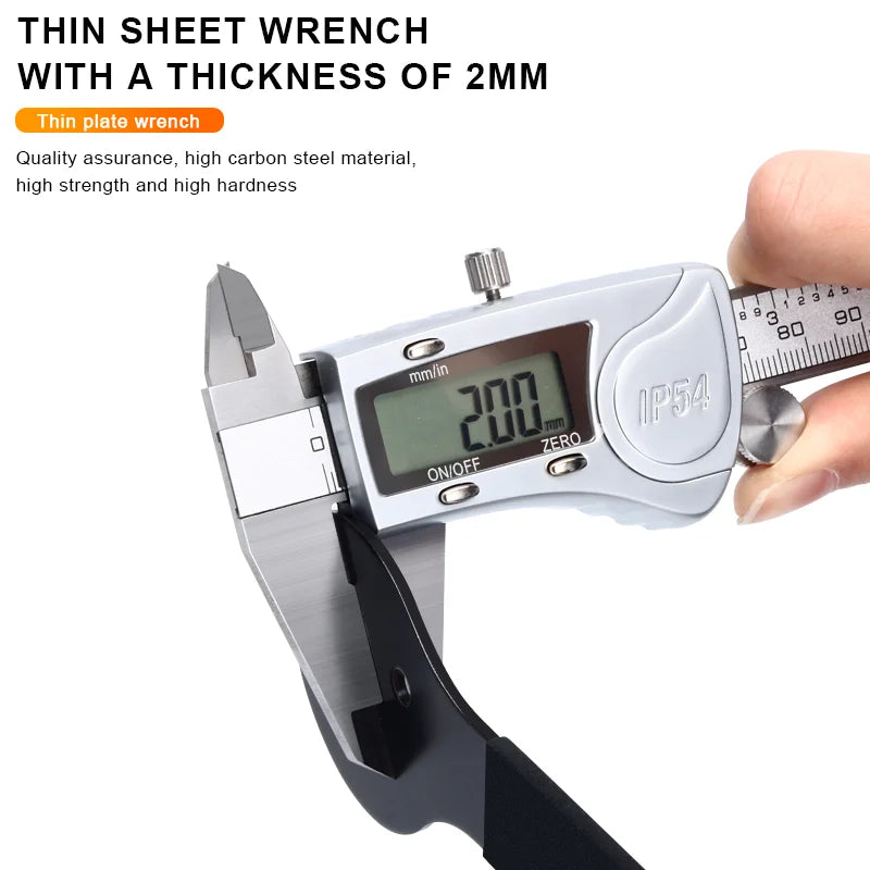 Bicycle Pedal Wrench 15mm Open Extra Long Handle Sturdy Durable MTB Road Bike Pedal Wrench Spanner Install Remover Repair Tool