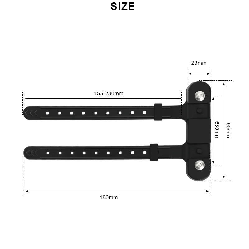 Bicycle Bottle Holder Mount Adapter Anti-Slip Adjustable Bike Water Bottle Stand Adapter Multifunctional For Seatpost Tube/Frame