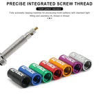 10Pcs Bicycle Tire Valve Cap Ultralight Aluminum Bike Tube Tyre Gas Nozzle Cover For FV Presta Valve Dustproof Protector Cap