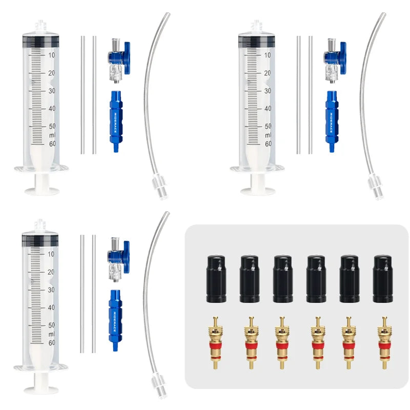 Bicycle Tubeless Tyre Sealant Syringe Schrader Presta Valve Core Removal Tool Bike Tire Fluid Injection Tool MTB Repair Tool